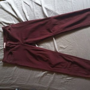 Madewell Burgundy Jeans